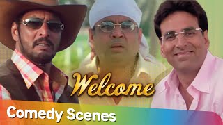 Welcome  Best Comedy Scenes  Akshay Kumar Paresh Rawal  Nana Patekar  Bollywood Comedy [upl. by Ahsuas]