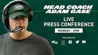 Meet Jets Head Coach Adam Gase  New York Jets Press Conference [upl. by Dloraj764]