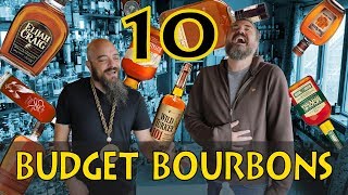 Top 10 Budgetish Bourbons according to whiskey lovers [upl. by Eirrotal]