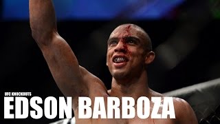 UFC knockouts  Edson Barboza vs Evan Dunham [upl. by Falconer]