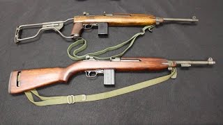 M1A1 Paratrooper Carbine vs M1 Carbine [upl. by Accebar]