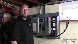 How to Connect a Portable Generator to Manual Transfer Switch [upl. by Hamian]