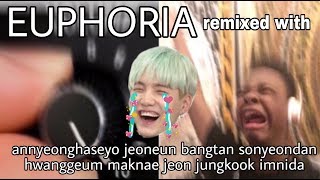 euphoria  annyeonghaseyo jungkook FANCHANT [upl. by Dygert]