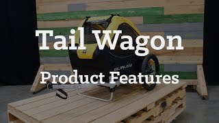 Burley Tail Wagon  Product Features [upl. by Enilekaj682]