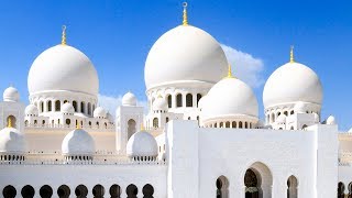 Visit the Sheikh Zayed Grand Mosque in Abu Dhabi UAE [upl. by Oglesby]