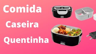 Marmita marmitex elétrica será que funciona bem esquenta o alimento confira nosso teste [upl. by Atnim]