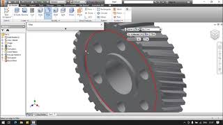 Autodesk Inventor Example 8 Helical Gear Design [upl. by Elizabeth]