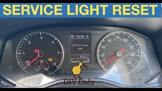 VW Amarok Oil Change due amp Service inspection light reset procedure [upl. by Schacker210]