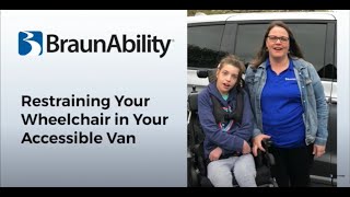 Securing Your Wheelchair in Your Accessible Van [upl. by Gallager]