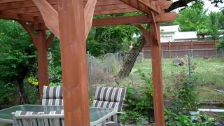 Pergola 12x 10 Backyard discovery step by step [upl. by Riem187]