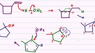 Hydride Shift Ring Expansion Carbocation Rearrangement ALL IN ONE Example [upl. by Barbour718]