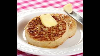 Authentic Homemade English Crumpets [upl. by Euqram]