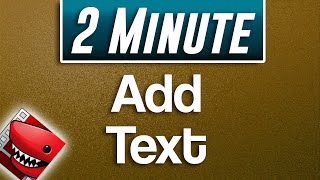 How to Add Text Tutorial  Lightworks [upl. by Arol]