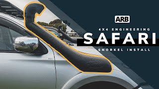 Snorkel install  Safari 4x4 Engineering  MQ TRITON  ARB [upl. by Irah]