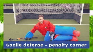 Defending Penalty Corner tutorial  Goalkeeper technique  HockeyheroesTV [upl. by Hildegarde]