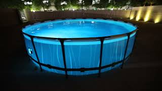 Bestway Steel Pro Max LED Above Ground Pool [upl. by Nrobyalc560]