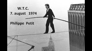 Philippe Petit  7 August 1974 World Trade Center [upl. by Adlare483]