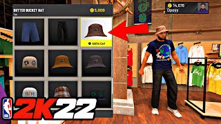 NEW NBA 2K22 BUCKET HATS IN SWAGS [upl. by Firahs]