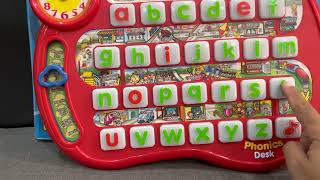 Vtech Phonics Desk [upl. by Sauncho863]