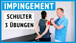 Schulter Impingement  Übungen für zuhause leicht [upl. by Dacey]