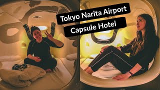 MOST CONVENIENT CAPSULE HOTEL EXPERIENCE  Tokyo Narita Airport 9 Hours Capsule Hotel [upl. by Ricard]