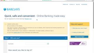 Barclays Bank Online Banking Login Instructions [upl. by Yengac]