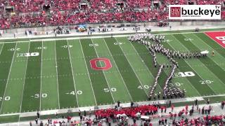 Ohio State Marching Band quotMichael Jackson Tributequot  Halftime vs Iowa 101913 [upl. by Nyra768]