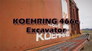 Koehring 466E Excavator 1976 Detroit Diesel 8V71T Abandoned [upl. by Larok]