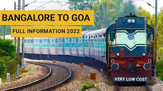 Bangalore to Goa Train Details amp Ticket Price Information [upl. by Ajani]