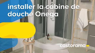 Comment installer la cabine de douche Onega Goodhome  Castorama [upl. by Ellenuahs]