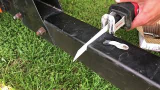 How to Install a Swinging Trailer Tongue [upl. by Iow]