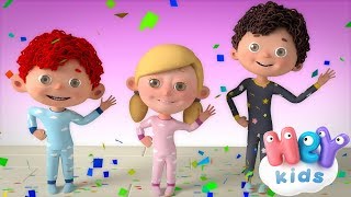 Looby Loo nursery rhyme  more Dance Songs for Kids 🎉 HeyKids [upl. by Tildy752]