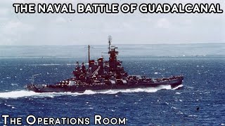 The Naval Battle of Guadalcanal 1942  Animated [upl. by Russell]