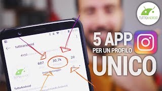 RENDI UNICO IL TUO PROFILO INSTAGRAM con 5 APP GRATIS per Android  App Utili 8  TuttoAndroid [upl. by Lewse]