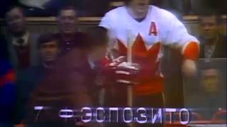 Phil Esposito  1972 Summit Series Game 7 Roughing [upl. by Enomed]