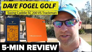 Swing Caddie SC200 vs Trackman  The Short Version [upl. by Tena]