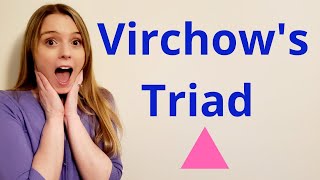 VIRCHOWS TRIAD BLOOD CLOTDVT [upl. by Melan]