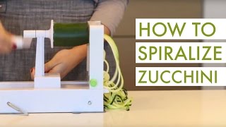 How to Spiralize Zucchini [upl. by Oaks]