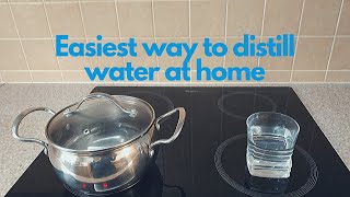 How to make distilled water at home EASIEST WAY [upl. by Sergeant]