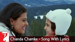 Lyrical  Chanda Chamke Song with Lyrics  Fanaa  Aamir Khan  Kajol  JatinLalit  Prasoon Joshi [upl. by Garlinda]