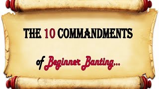 The 10 Commandments of Beginner Banting  LCHF Lifestyle [upl. by Haskell]