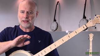 Deering Banjo Lessons  Clawhammer Method [upl. by Ahsitan]