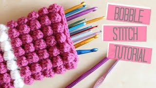 CROCHET Bobble stitch tutorial  Bella Coco [upl. by Fernandez]