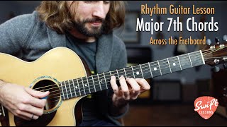 How to Play Maj7 Chords Across the Fretboard [upl. by Murdock946]