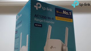 TPLink RE305 WiFi Range Extender Unboxing Setup amp Comparison [upl. by Saile]