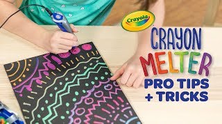 How to Melt Crayons  Crayola Crayon Melter Product Demo [upl. by Oram]