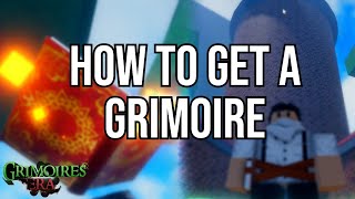 HOW TO GET A GRIMOIRE  Grimoire Era [upl. by Inva]