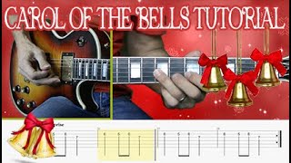 Carol of the Bells Guitar Tutorial  Lesson  Tabs  PlayAlong [upl. by Zephaniah91]