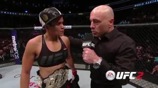 UFC 207 Amanda Nunes Octagon Interview [upl. by Eile]