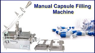 Manual Capsule Filling Machine [upl. by Rog]